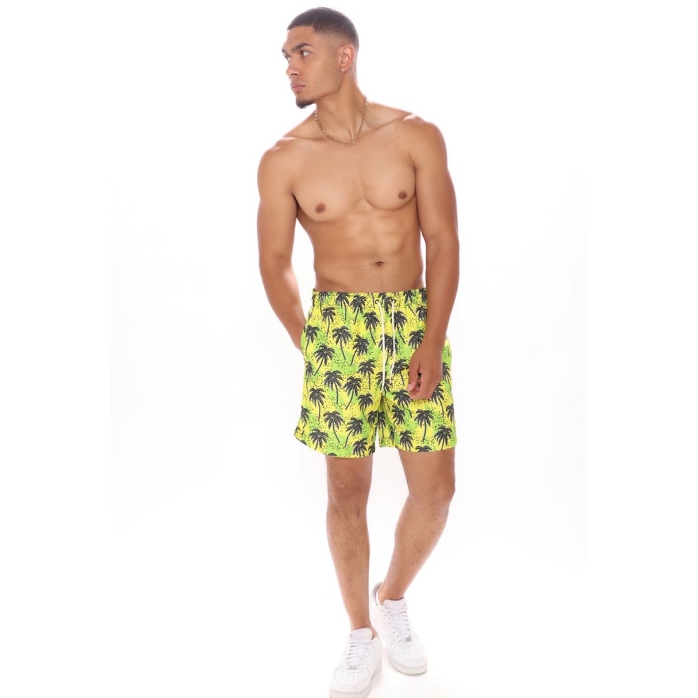 Fashion Nova Men Coconut Swim Trunks NWT Size XL - Picture 4 of 8